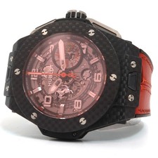 Hublot Big Bang Unico Ferrari Carbon Fiber Skeleton Red Crystal 401.QX.0123.VR