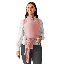 Moby Basics Baby Wrap Carrier for Newborns to Toddlers 8-33lbs, Infant Sling