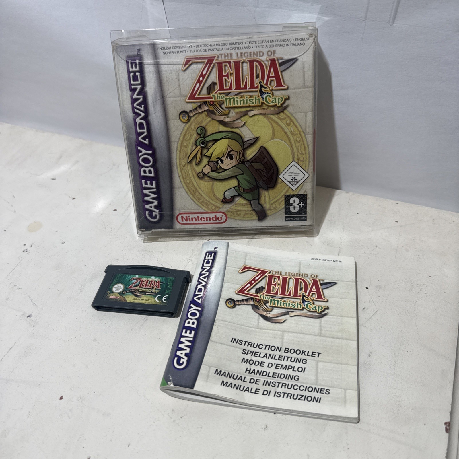 Legend of Zelda: The Minish Cap (Game Boy Advance, 2005) Authentic NEAR CIB