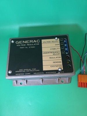 OEM GENERAC 67680 AVR Automatic Voltage Regulator  With Connector Pigtail