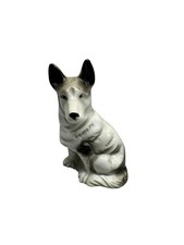 Vintage Porcelain German Shepherd Dog Figurine Made in Japan 4 Inches