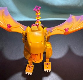 Lego Elves Fire Dragon's Lava Cave 41175 Dragon Only MANUAL Map Tile Emily Jones