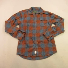 Woolrich Shirt Mens Small Long Sleeve Pocket Button Front Lightweight Checks