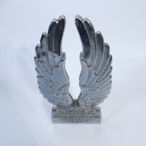 Vintage Harley Davidson Sissy Bar Eagle Wing Bar and Shield Cycles Insert. Read - Foto 6 di 11