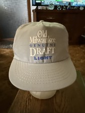 Vintage Old Milwaukee Light Hat NOS Made In the USA Spartan Promo Genuine Draft