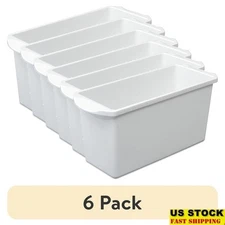 6 Pack Ice Cube Bin Space Saving Stackable Bins BPA Free Kitchen Organizer New