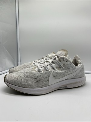 Nike Air Zoom Pegasus 36 Mens Size 11 White Running Shoes Sneakers BV1773-100