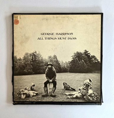 #ad George Harrison All Things Must Pass UK Press STCH639 3LP Poster COMPLETE $199.99