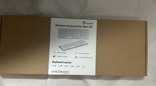 Yivandi Wireless Bluetooth Keyboard For Mac OS New B2