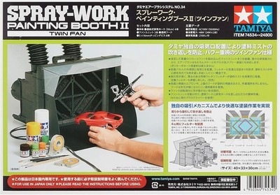 Tamiya Airbrush System Nr.34 Spritzarbeiten Lackierkabine II Twin Fan 74534...