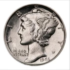 1942 Mercury Dime BU Uncirculated Mint State 90% Silver 10c US Coin #9758