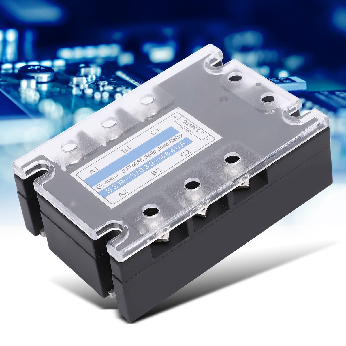 3 Phase Solid State Relay (SSR) - 25A, 480V AC, Bidirectional SCR Output For CNC, Plastic & Textile Machinery - View #10