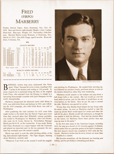 Foto de béisbol vintage de Firpo Marberry & Pepper Martin 1933 años 30 página 8x10 - Imagen 2 de 3