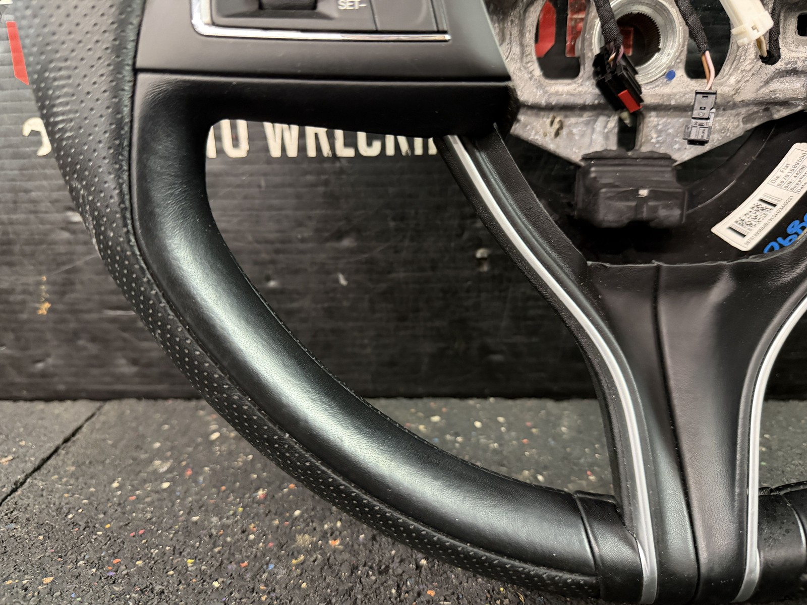 2021 MASERATI GHIBLI BLACK LEATHER WRAPPED STEERING WHEEL