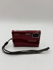 Nikon Coolpix S52 9.0MP Digital Camera Red w/3x Zoom READ