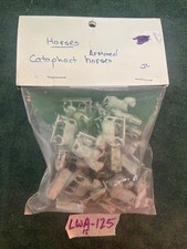 15mm Cataphract Armored Horses (No Riders) Lot LWA-125