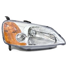 HO2503116 Fits 2001-2003 Honda Civic Passenger Side Headlight Bulbs Incl.