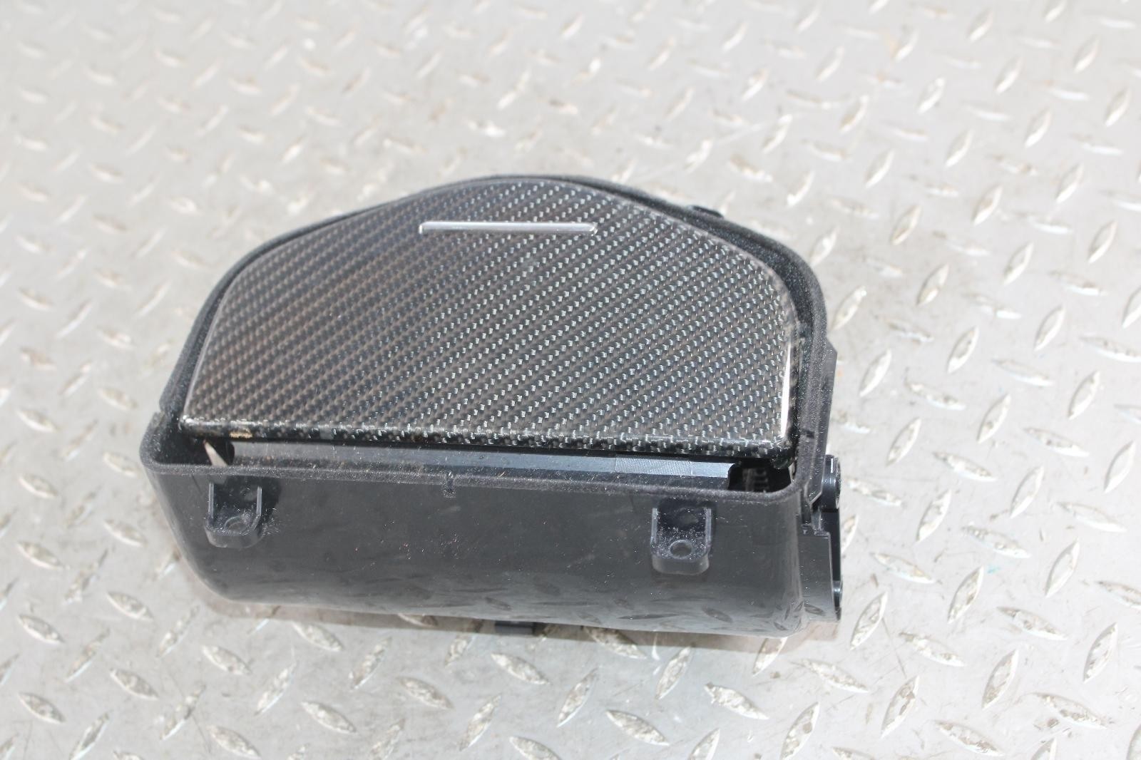 14-19 Ghibli Carbon Fiber Center Console Cubby Storage Insert Unit OEM Trim WTY