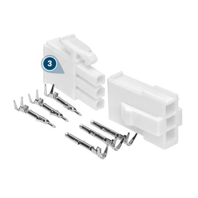 Kalitec KALI-1803 Mini Universal MATE-N-LOK 3 polig Stecker Set Steckverbinder