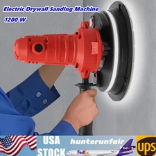 1200W Electric Drywall Sander Auto Vacuum & LED Variable Speed Dry Wall Sanding