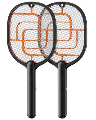 Electric Fly Swatter, 3800V Battery Powered Handheld Fly Zapper, 3-Layer Prot...