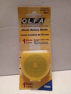 OLFA 45mm Rotary Blade RB45-1  Brand New, 1 Blade