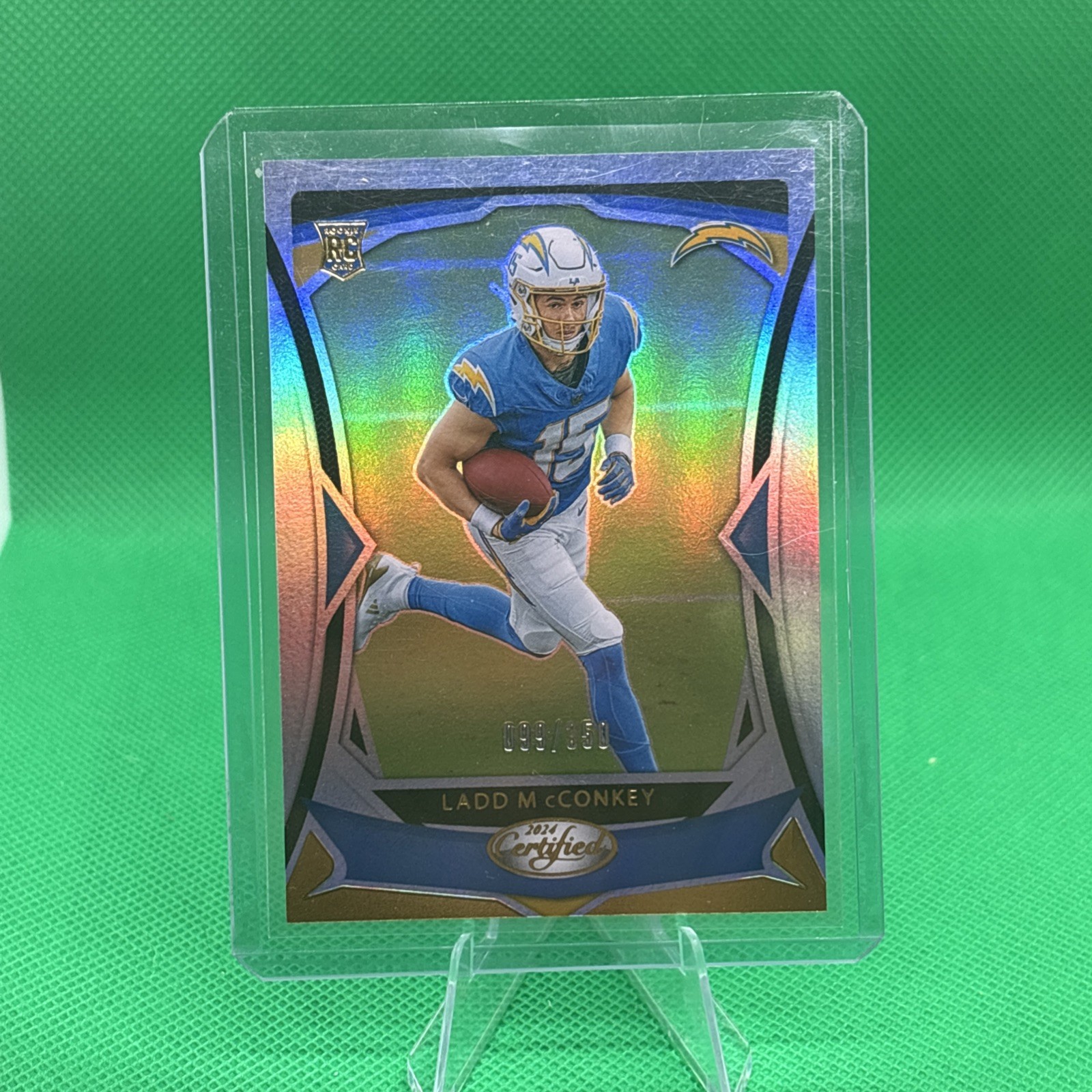 2024 Panini Certified #125 Ladd McConkey Mirror /350 - Los Angeles Chargers🔥