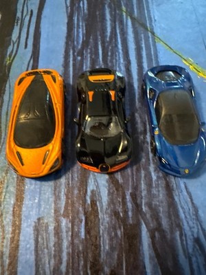 Diecast Model Cars Bugatti Super Sport, SF90, And McLaren 720S