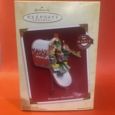 Hallmark Keepsake Ornament "Mailbox Melodies" 2005 Magic Music Light and Motion 