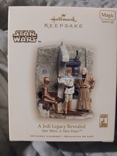 2007 Hallmark Keepsake Ornament A Jedi Legacy Revealed Star Wars New Hope Works