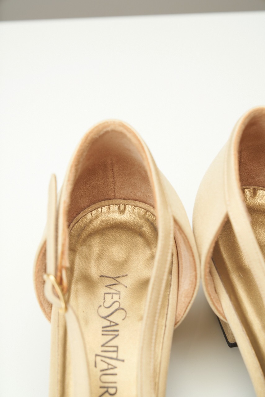 Yves Saint Laurent Vintage Gold Mesh Pumps sz 9M SOLD OUT EVERYWHERE image 9