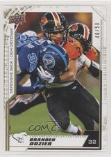 2020 Upper Deck CFL Gold 40/50 Branden Dozier #18 l5j