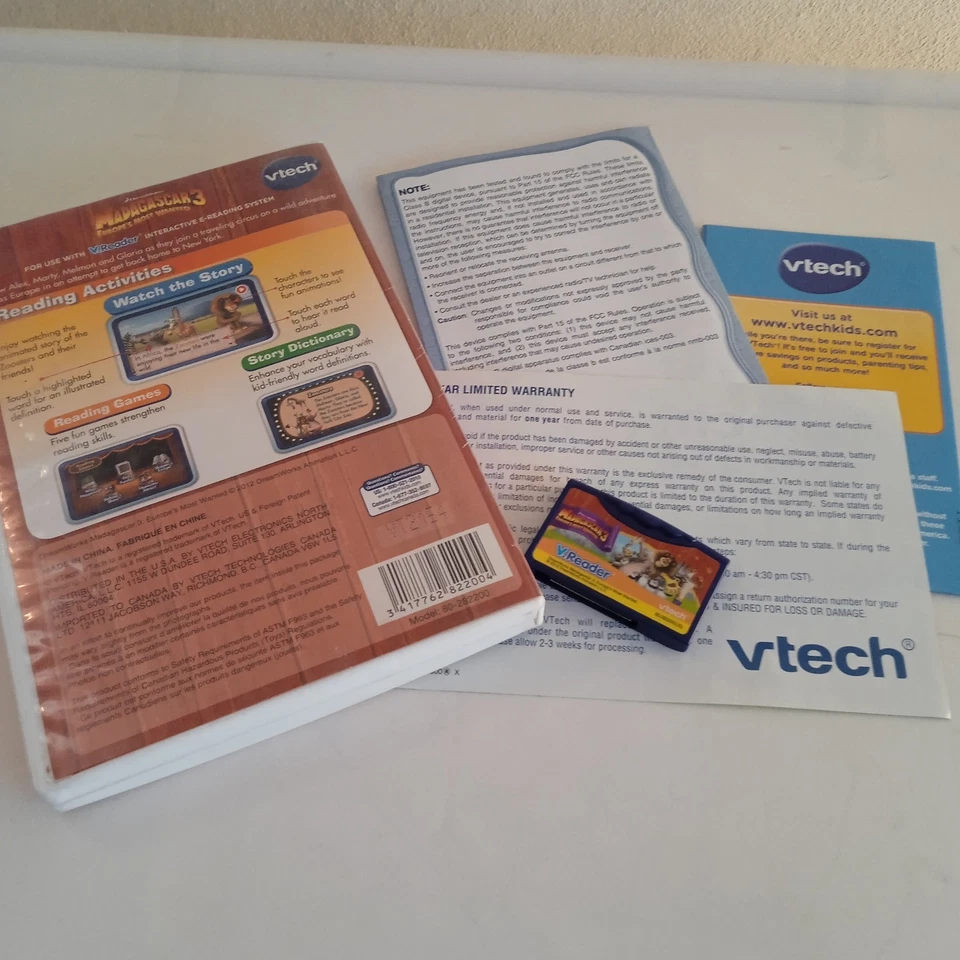 V Reader - Madagascar 3 - Game - CIB - - Image 3 of 3