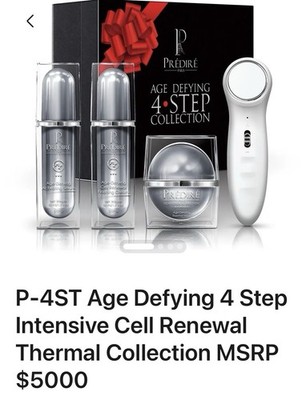 Prédiré Paris Age Defying 4 Step Cell Renewal Collection Serum Cream Mask Set