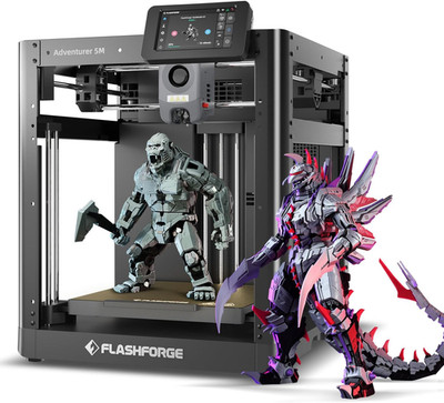 AD5M 3D Printer - Fast 600mm/s Printing, Auto Calibration, Custom Enclosure