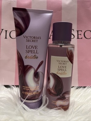 SET Victoria's Secret Love Spell Brulee Body Mist Spray & Body