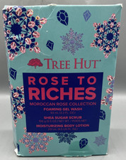 Tree Hut Rose To Riches Gift Set 3 Pc Morocca...