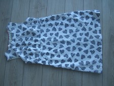 Boden Kleid  Gr.   44  UK 18 / US 14 , weiß mit Muster, **NEU**