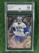2014 Topps Valor - Aaron Donald #192 (RC) Los Angeles Rams Rookie Card. rookie card picture