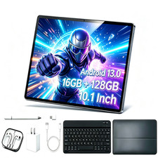 10" Android 13 Tablet 16GB 128GB Touchscreen 1920x1200 IPS 8800mAh For Work Use