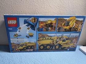 LEGO 7631 CITY DUMP ROCK TRUCK GOLD RUSH CAT VOLVO FACTORY SEALED BRAND NEW