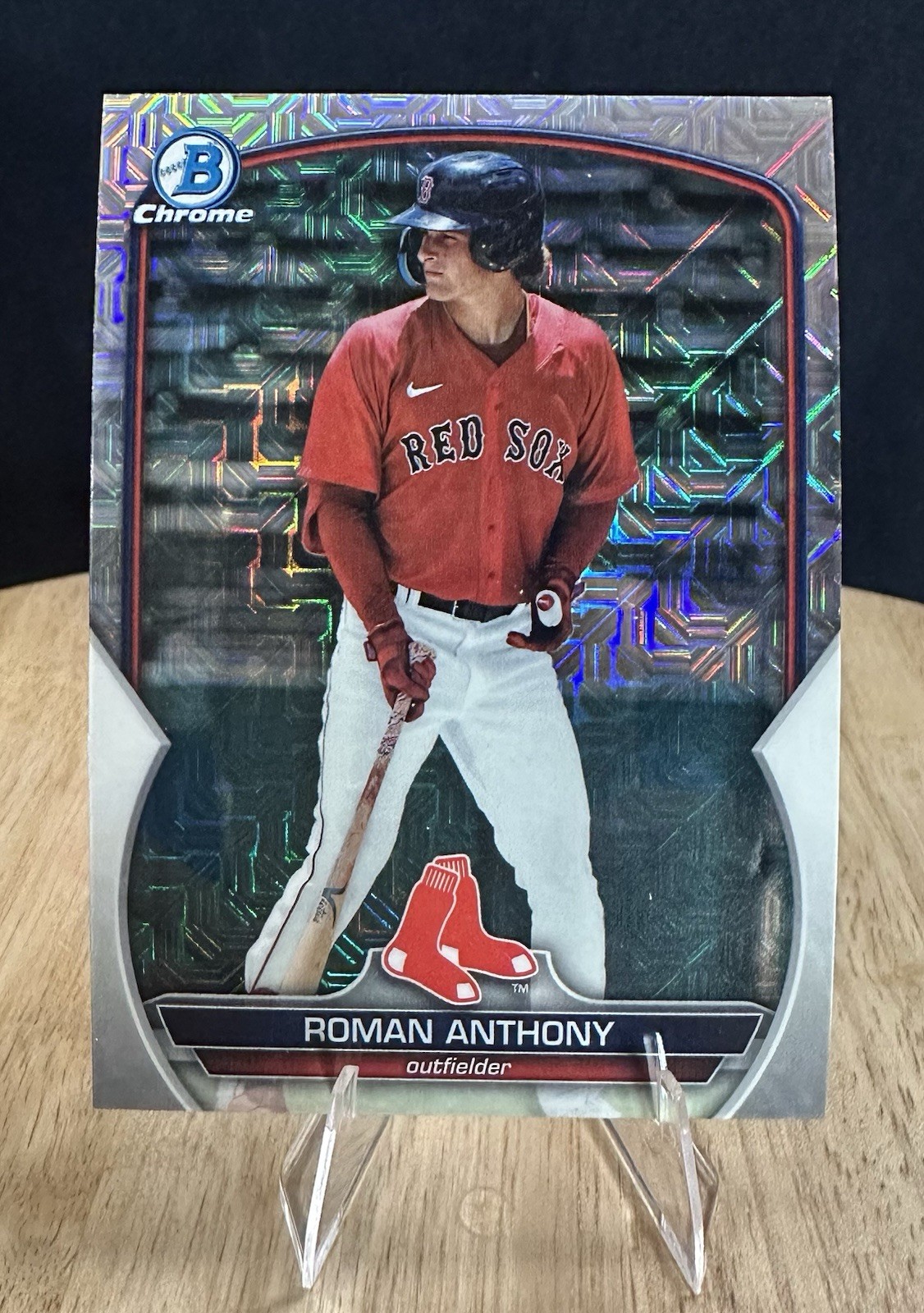 2023 Bowman Chrome - Prospects Roman Anthony #BCP-220 Mojo Refractor (RC)