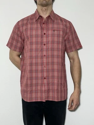 The North Face Kurzarm Hemd Shirt Oberteil Rot Kariert Gr XL - Bild 1 von 4
