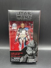 Hasbro Star Wars Clone Captain Rex Black Series 6-inch Action Figure New In Box
