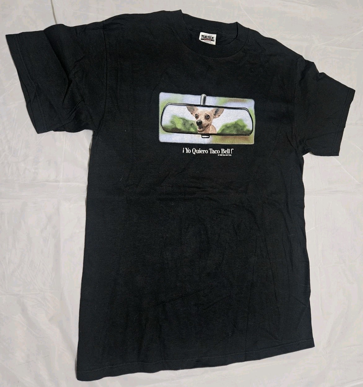 RARE Vintage 1998 Yo Quiero Taco Bell Tshirt Black Large Tultex Great Condition image 3