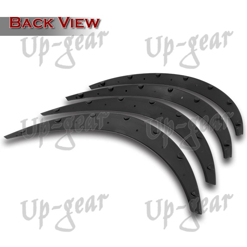Universal Carbon Painted Flexible Fender Flares Wide Body Wheel Arches 37" 4PCS - Image 4 of 4