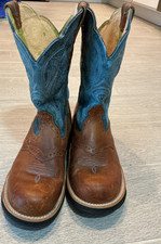 Ariat FatBaby Brown Two-Toned Western Cowgirl Boots Women's Sz 9B EU40 16983