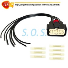 16 Pin 7 Wire Halogen Headlight Connector Harness Fit Ford Fusion 2013-2016