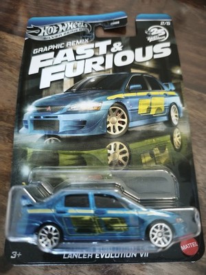 Hot Wheels LANCER EVOLUTION VII - Fast & Furious Graphic Remix 2/5 - NEU 1:64