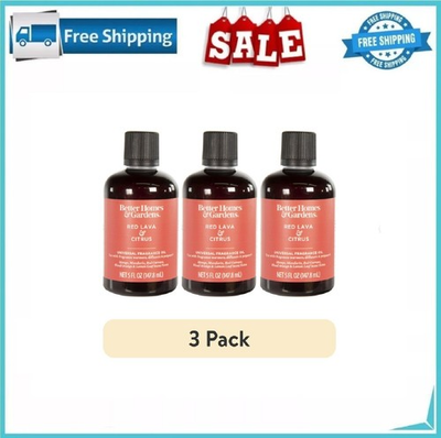 #ad 3 pack Better Homes amp; Gardens Universal Fragrance Oil Red Lava amp; Citrus $22.05
